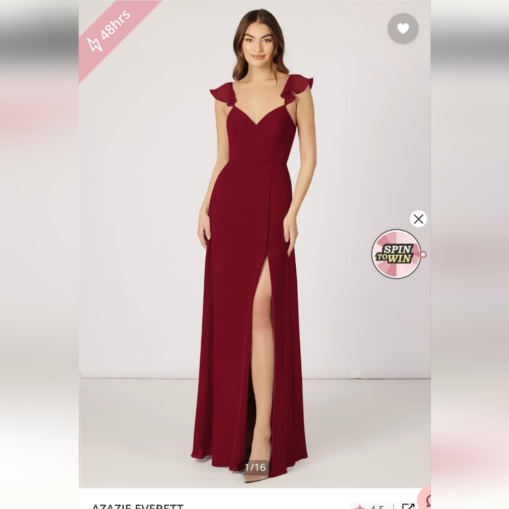 Azazie Burgundy Dress